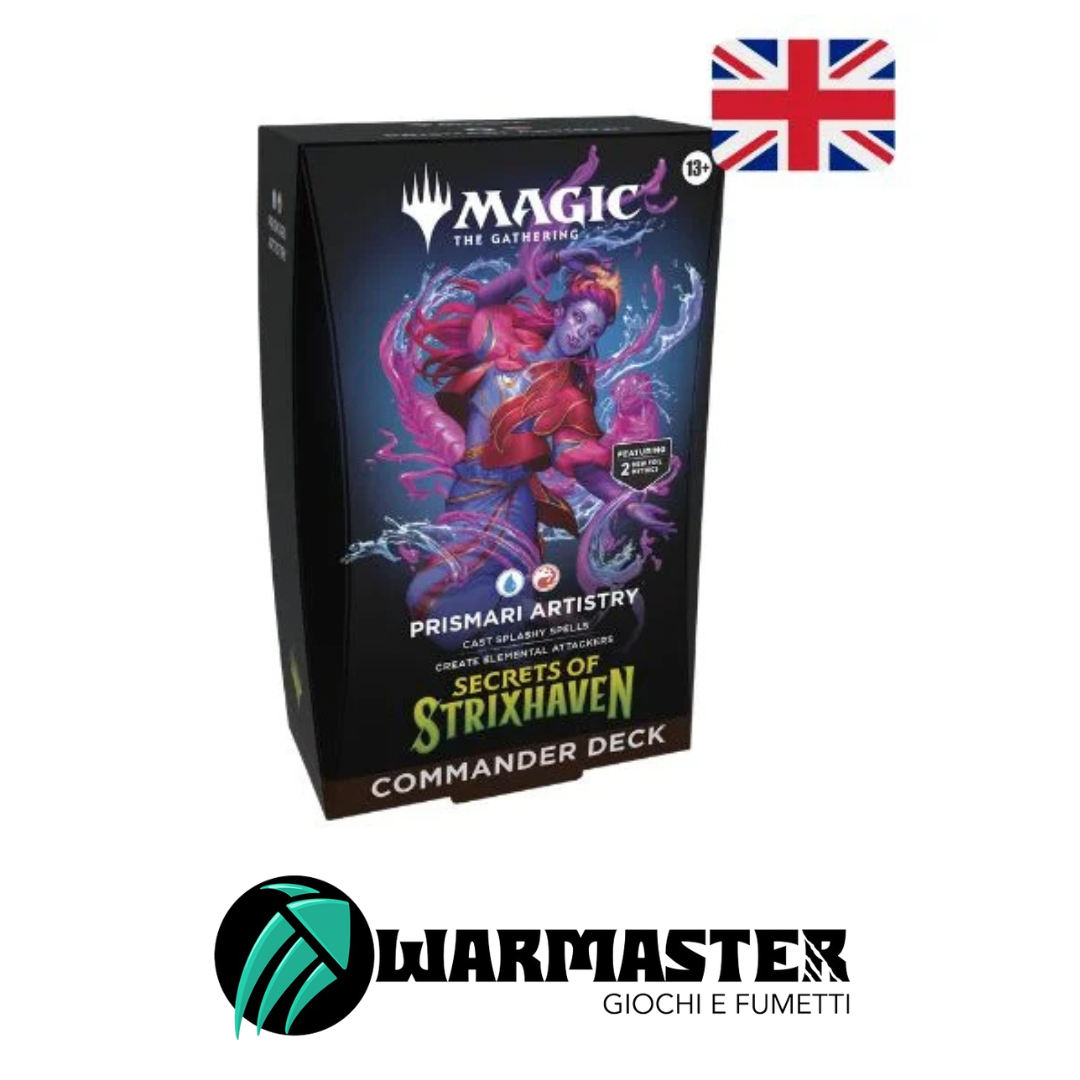 Mazzo Commander Secrets of Strixhaven Prismari Artistry (ENG)
