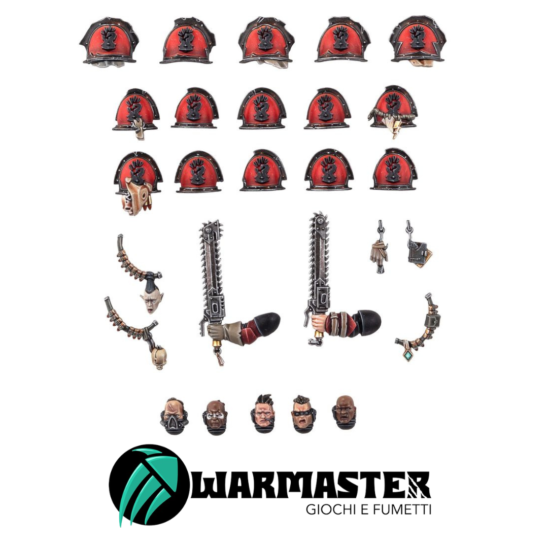 Chaos Space Marines Red Corsairs Upgrades and Transfers