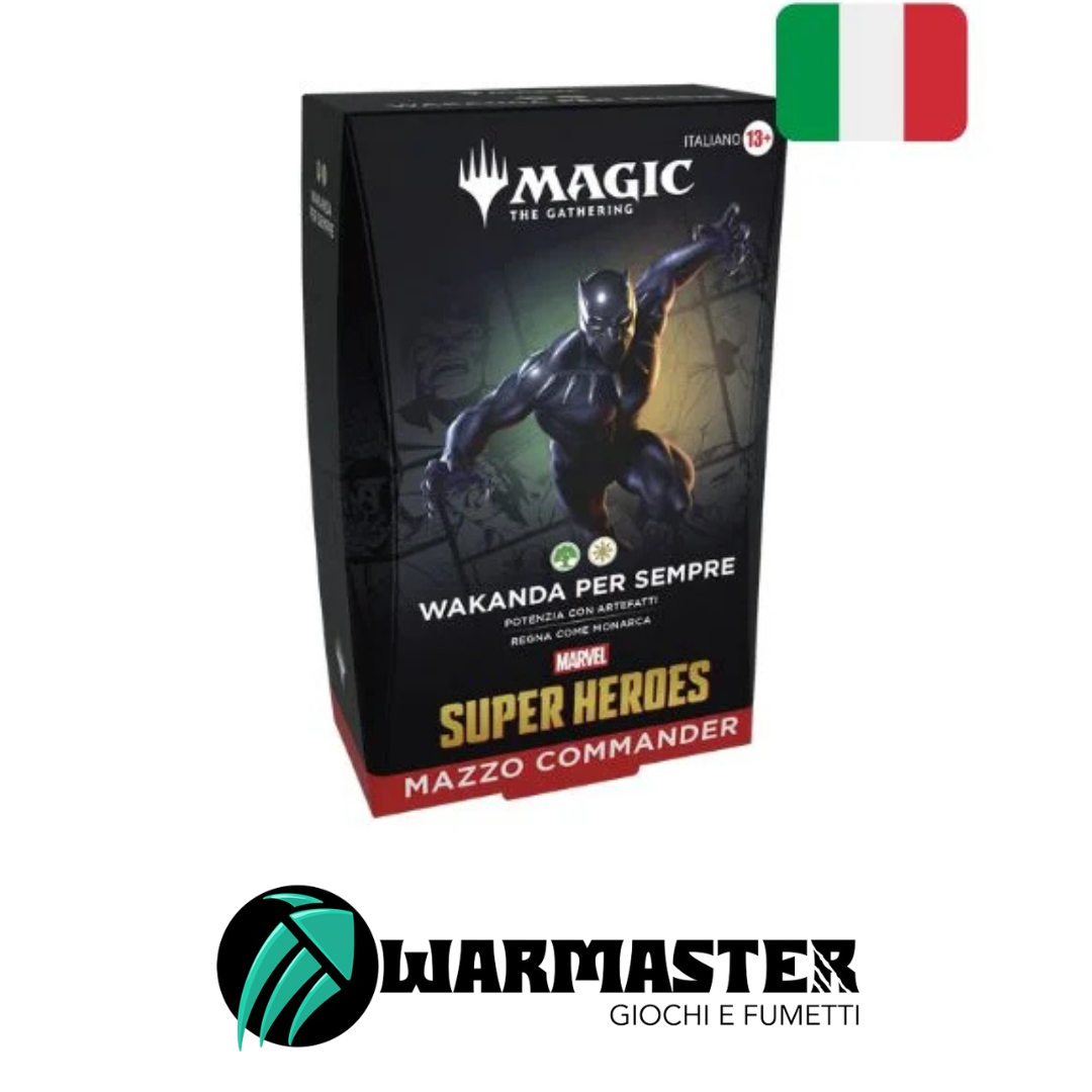 Wakanda Per Sempre Marvel Super Heroes Commander Deck ITA Magic the Gathering