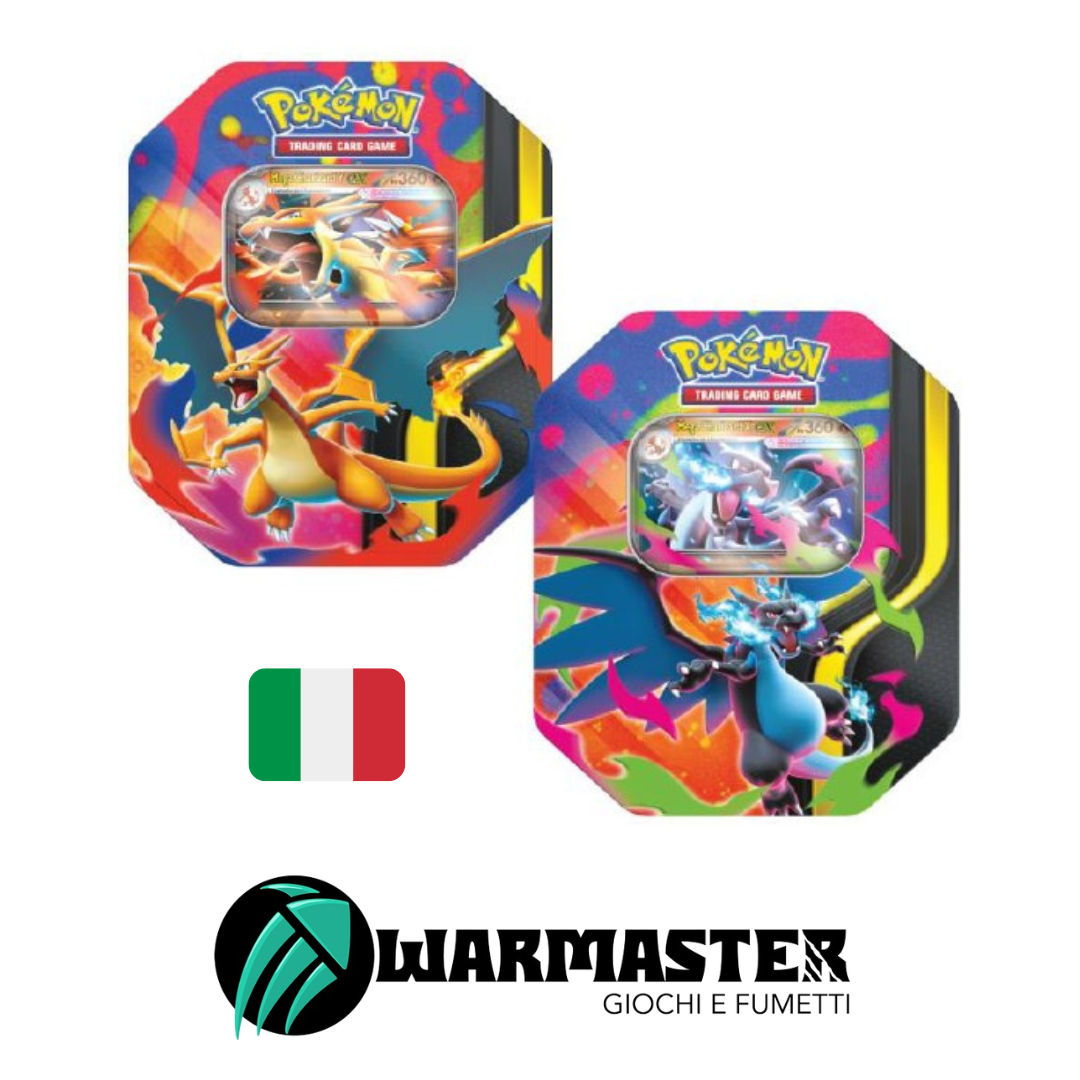 Pokemon Tin da Collezione Mega Charizard