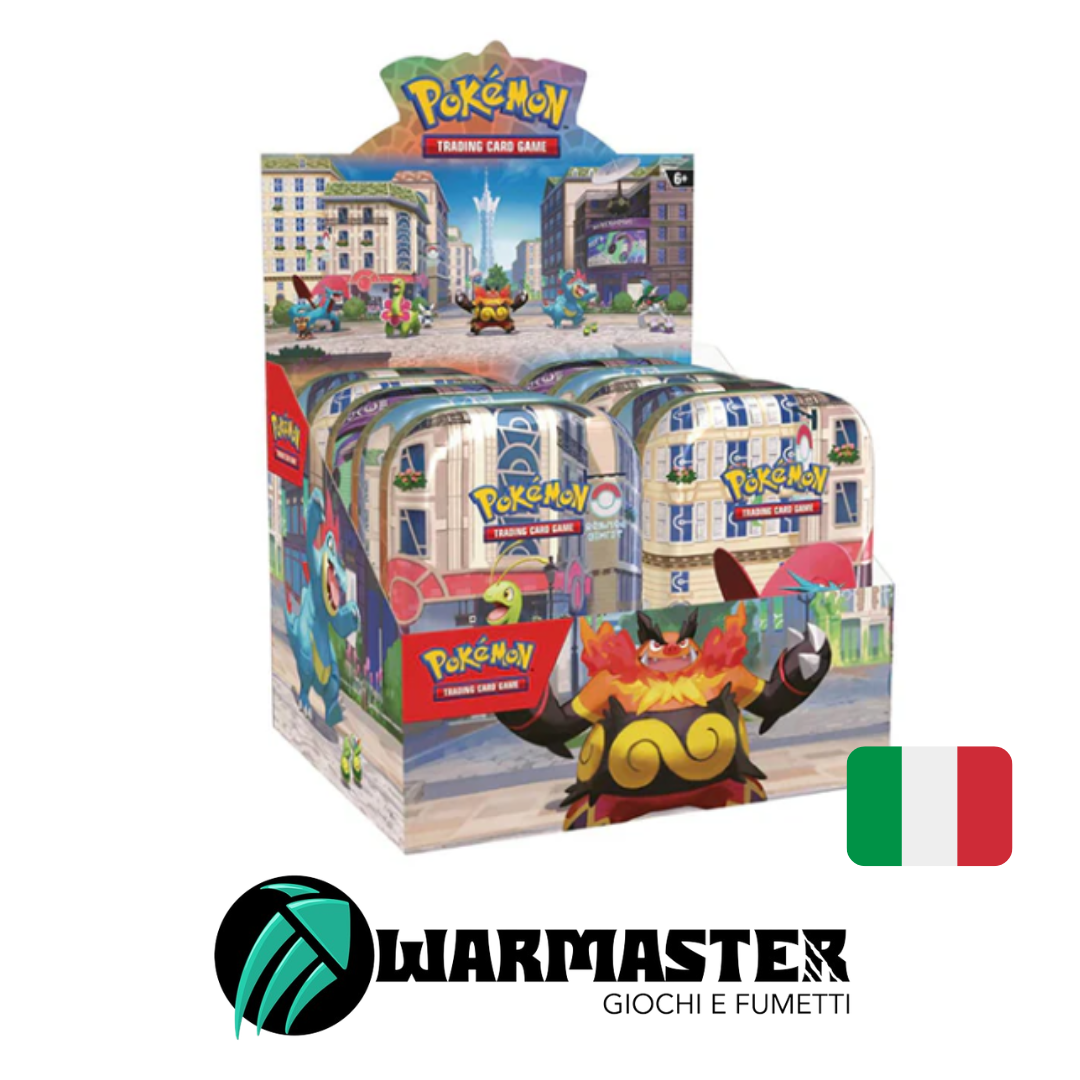 Pokemon Mini Tin da collezione Luminopoli - Display Sealed - ITA