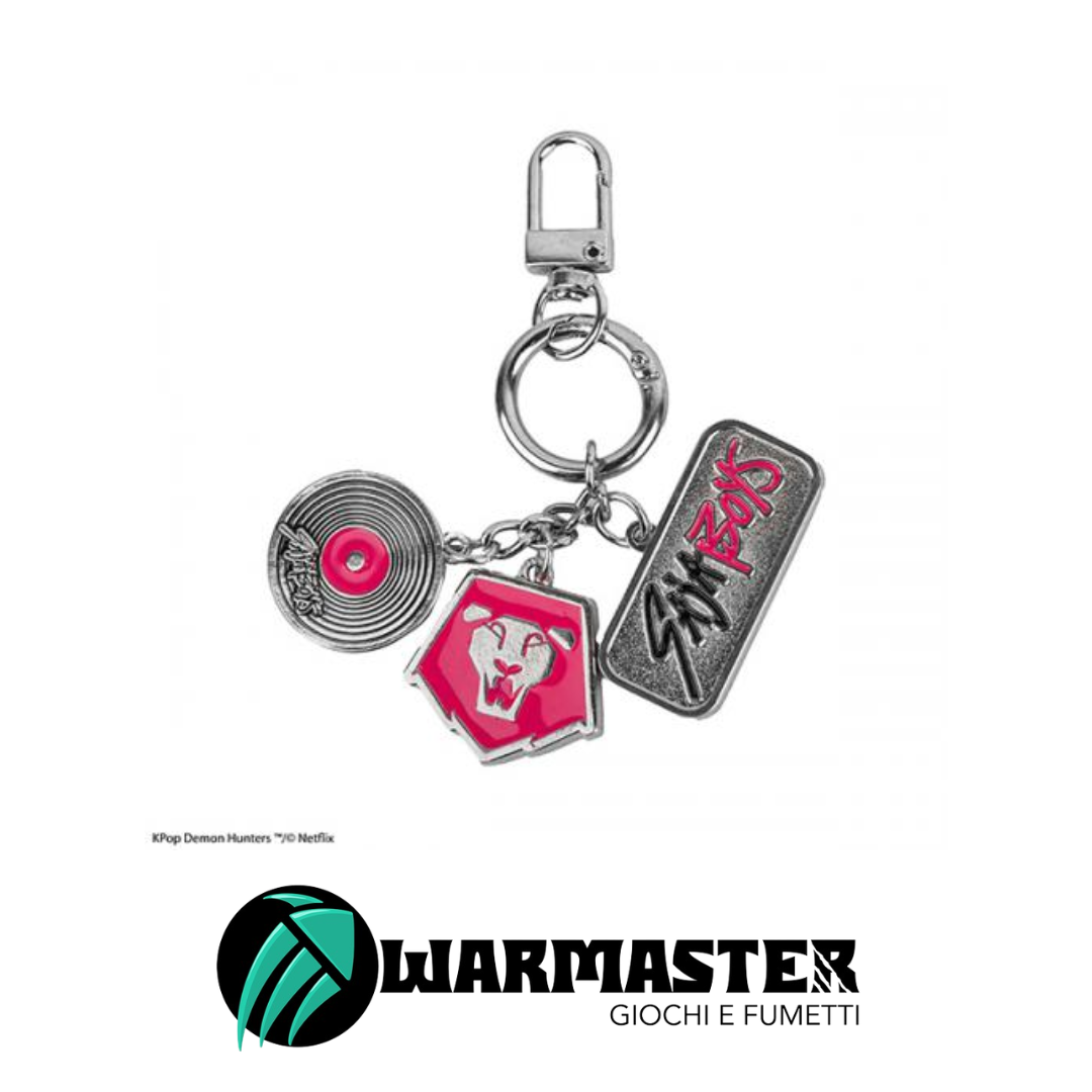 KPop Demon Hunters – Saja Boys Charm Keychain