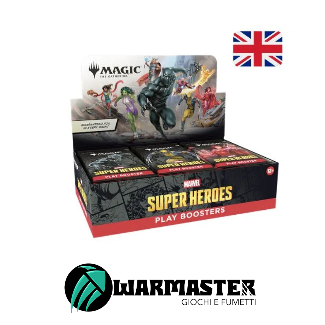 Marvel Super Heroes Play Booster Box ENG Magic the Gathering (30 Bustine)