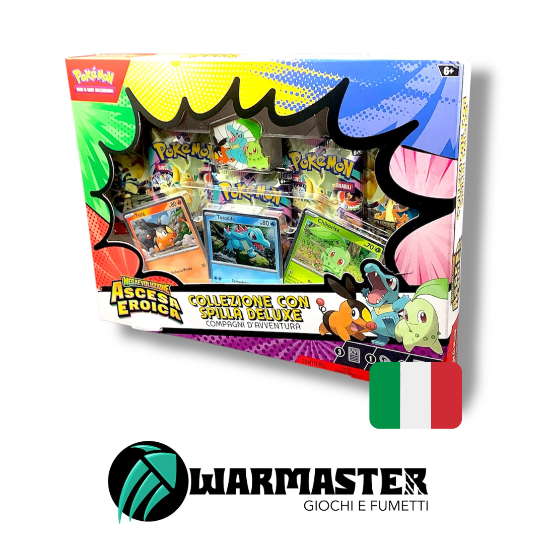 Pokémon: collezione con spilla deluxe Compagni d’avventura