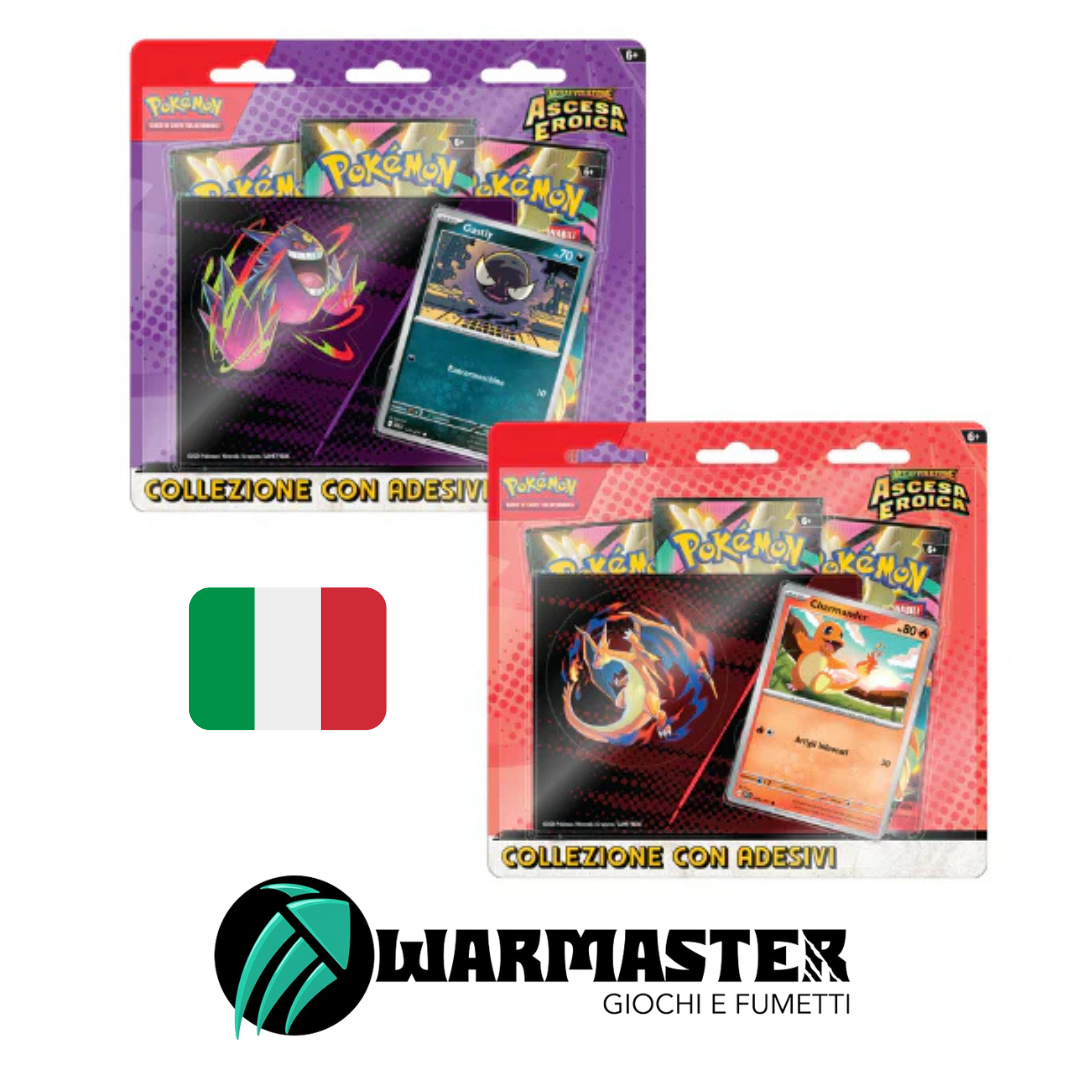 Pokemon M2.5 Collezione con Adesivi Megaevoluzione - Ascesa Eroica (IT)