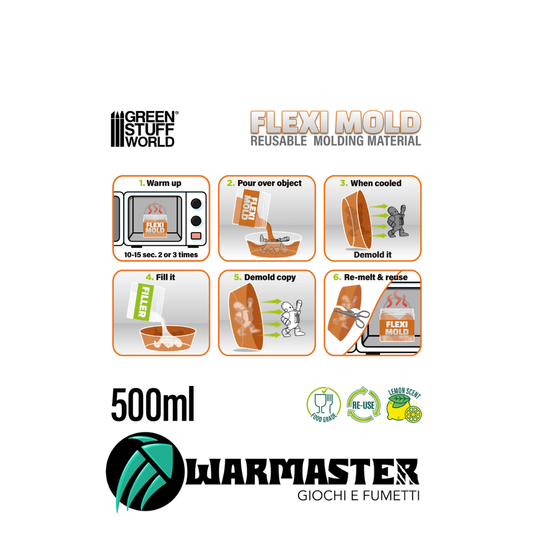 Green Stuff World - Flexi Mold - Materiale riutilizzabile per Stampi