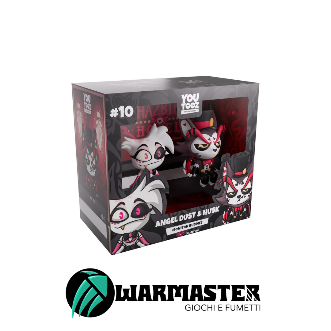 Hazbin Hotel Vinyl Figures Angel Dust & Husk Monitor Buddiez