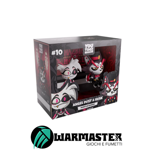 Hazbin Hotel Vinyl Figures Angel Dust & Husk Monitor Buddiez