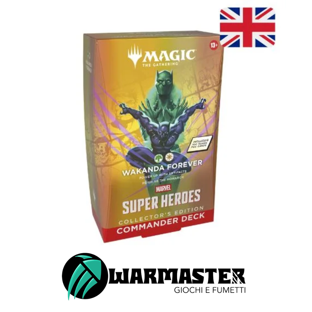 Wakanda Forever Collector’s Edition Commander Deck Marvel Super Heroes ENG Magic the Gathering