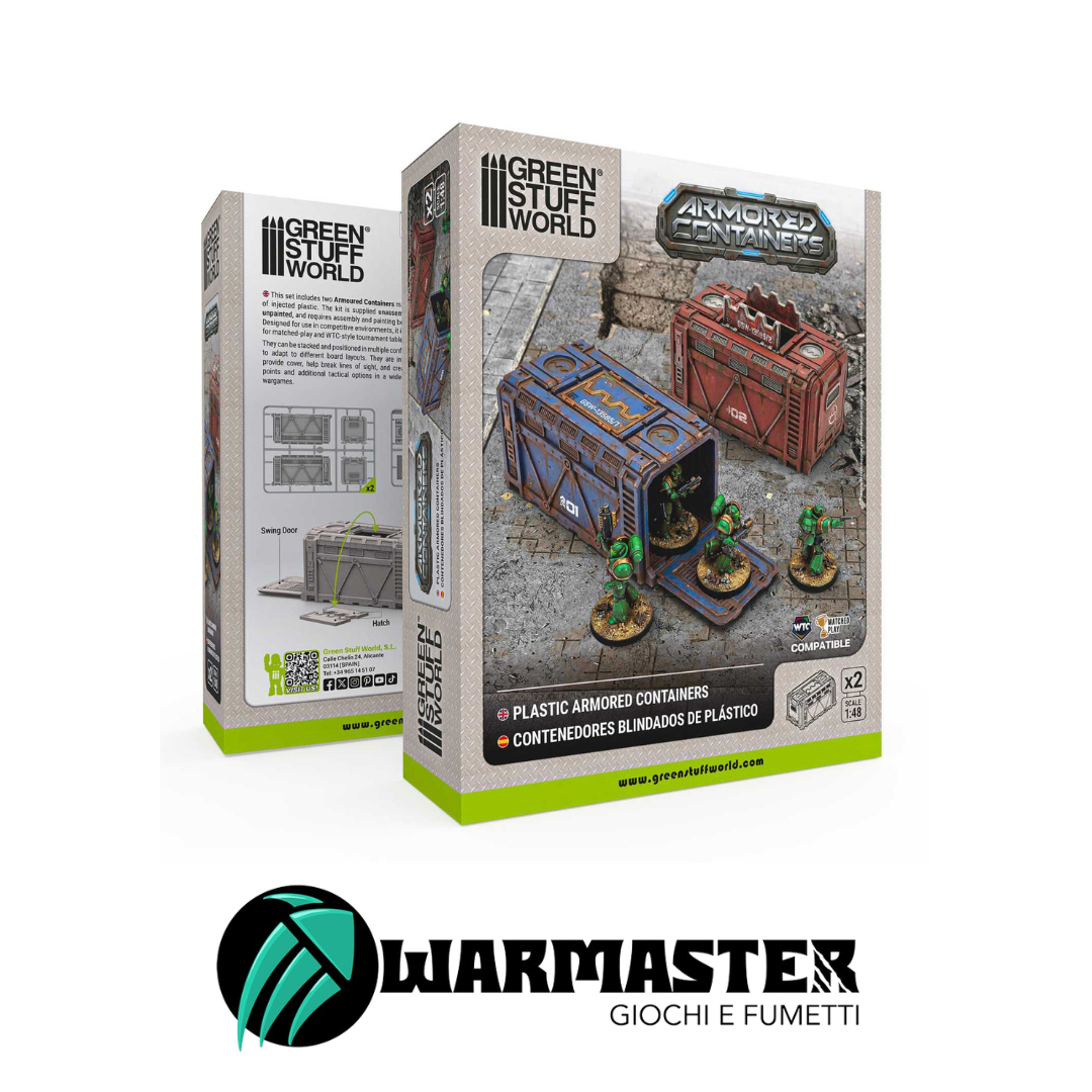 Container corazzati sci-fi in plastica (Pack x2)