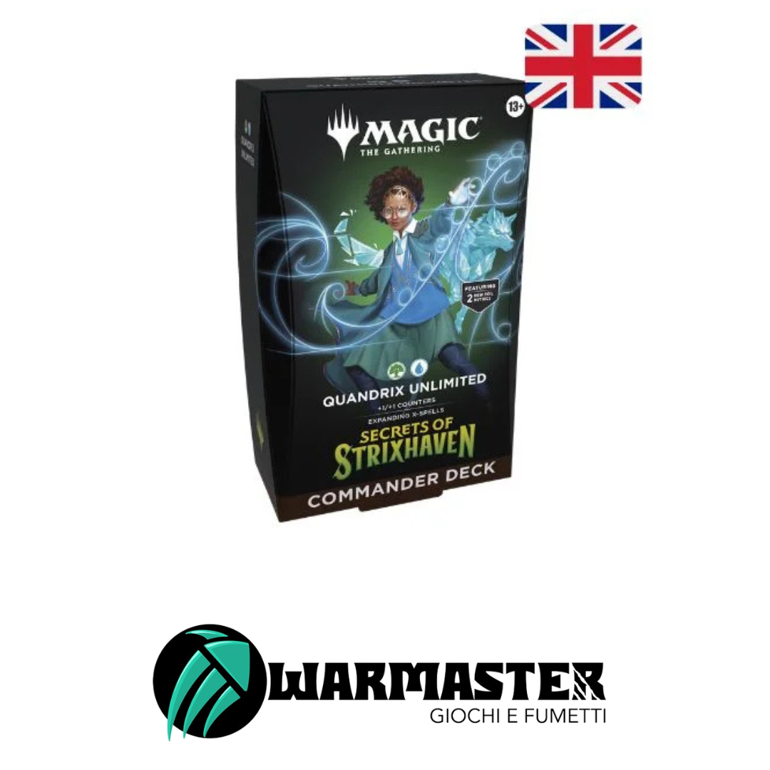 Mazzo Commander Secrets of Strixhaven Quandrix Unlimited (ENG)