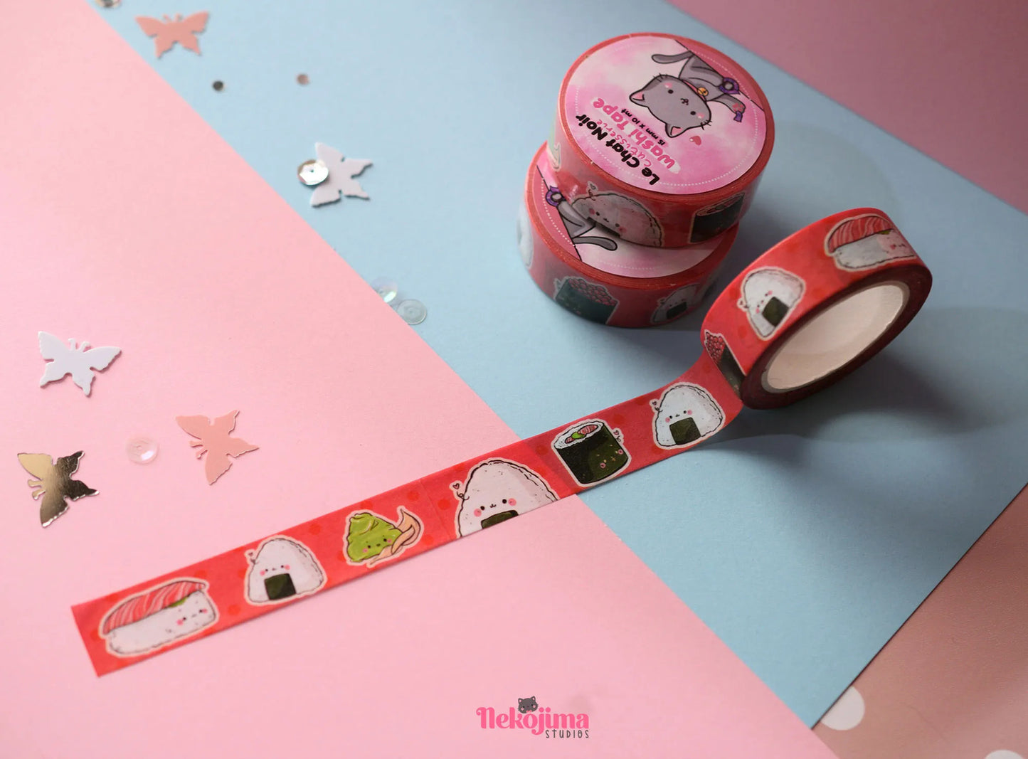 Washi-Tape-Kawaii-Sushi-Love