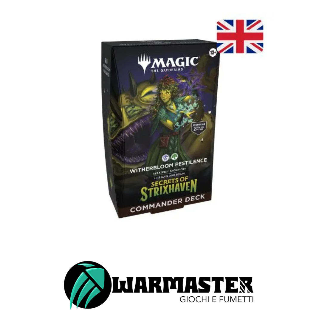 Mazzo Commander Secrets of Strixhaven Witherbloom Pestilence (ENG)