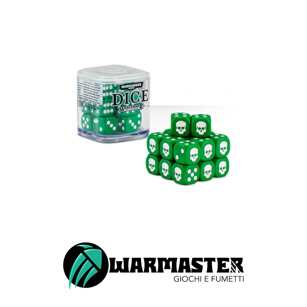 Set da 20 dadi generici 12mm 6 facce