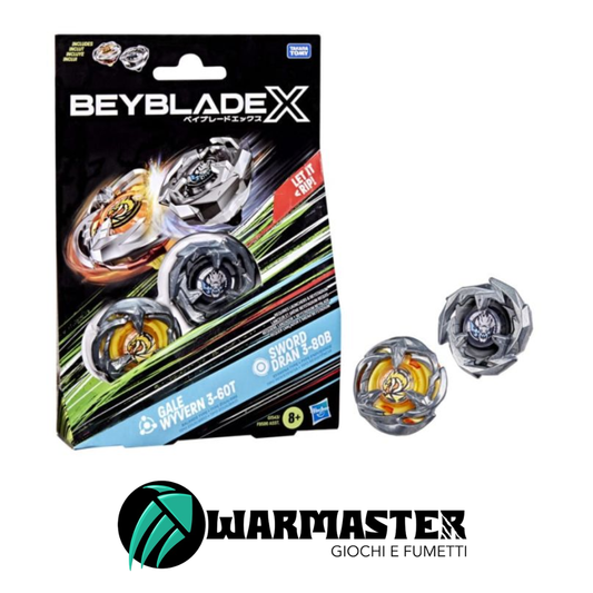 BEYBLADE X – Dual Pack - Gale Wyvern / Sword Dran