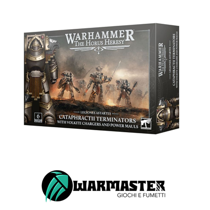 Horus Heresy Cataphractii Terminators with Volkite Chargers and Power Mauls