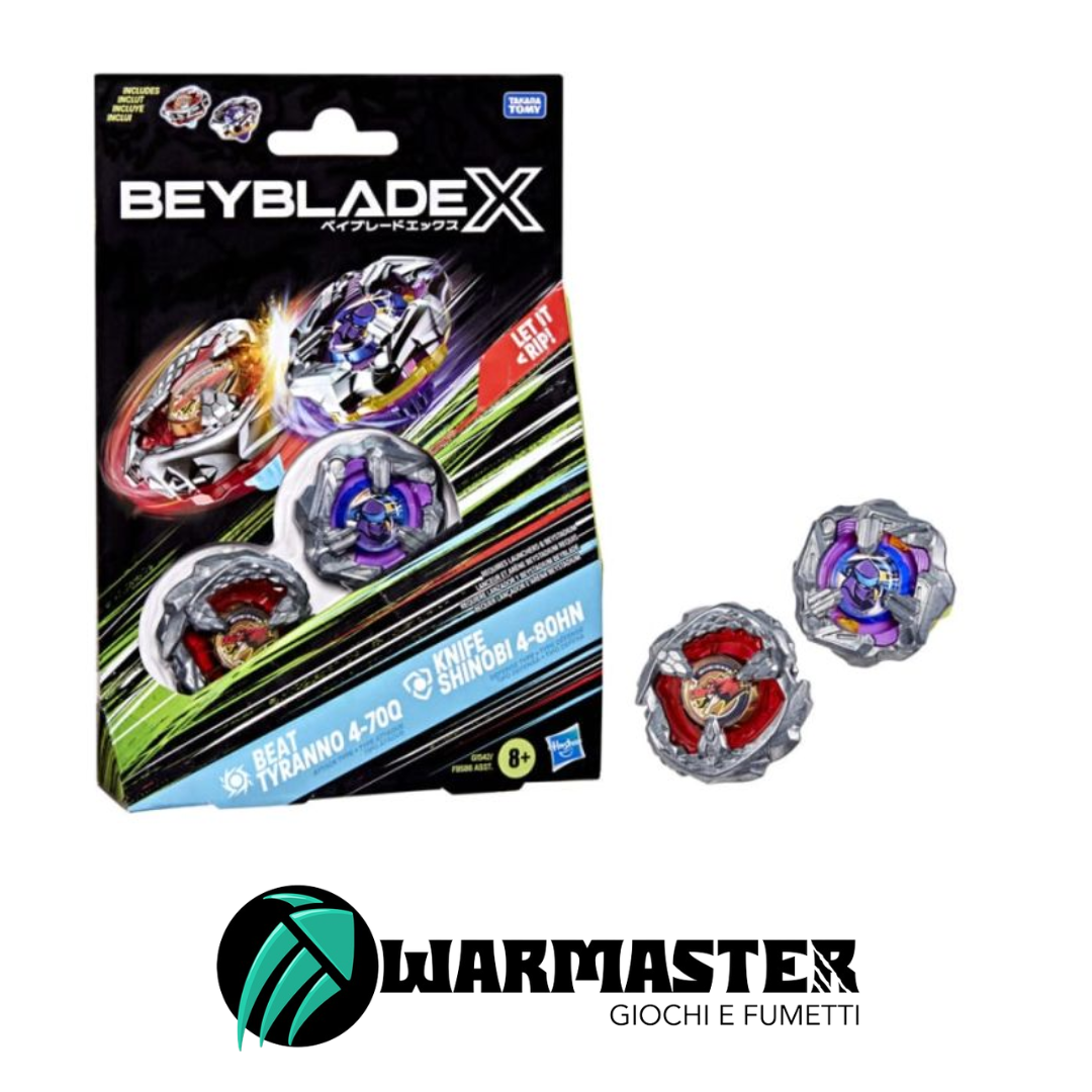 BEYBLADE X – Dual Pack - Tyranno Knife / Shinobi