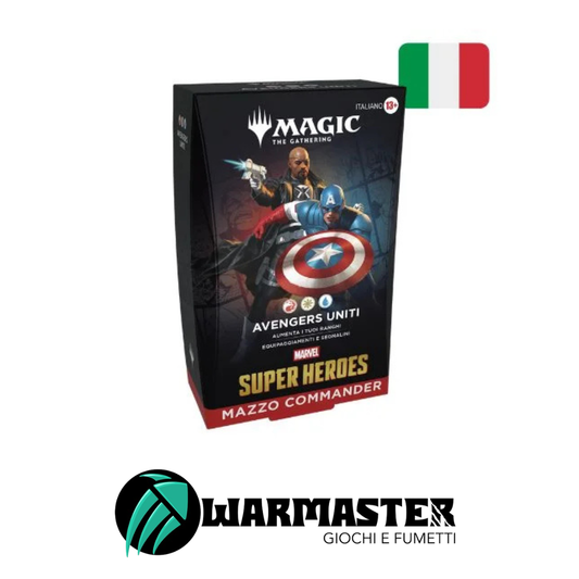 Avengers Uniti Marvel Super Heroes Commander Deck ITA Magic the Gathering