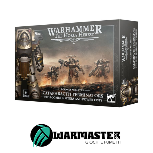 Cataphractii Terminators con Combi-bolters and Power Fists
