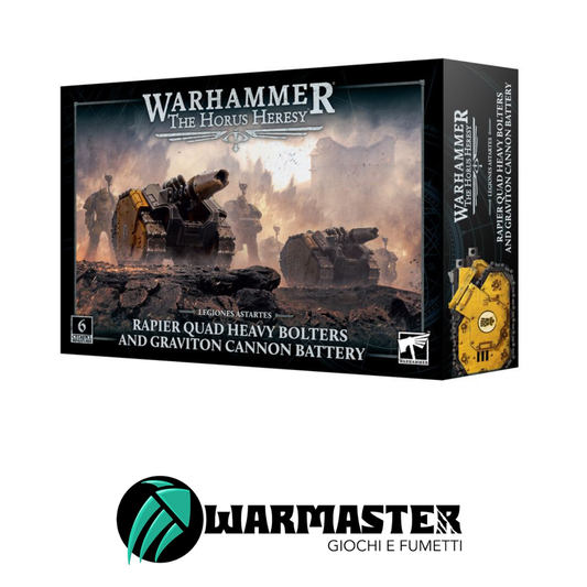 Horus Heresy Rapier Quad Heavy Bolters e Graviton Cannon Battery