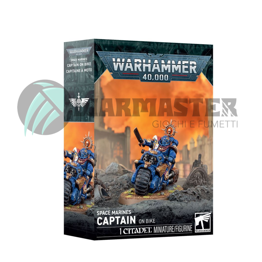 Space Marine Captain on Bike