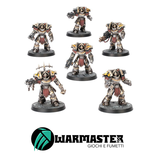 Horus Heresy Cataphractii Terminators with Combi-bolters and Power Fists