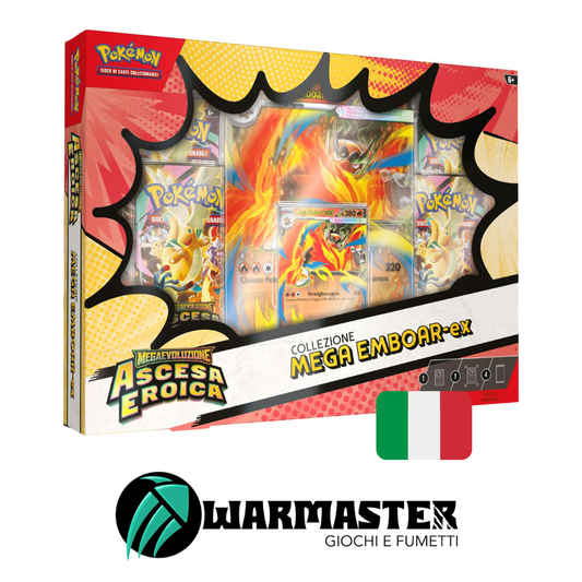 Pokemon Collezione Mega Emboar Ex ITA