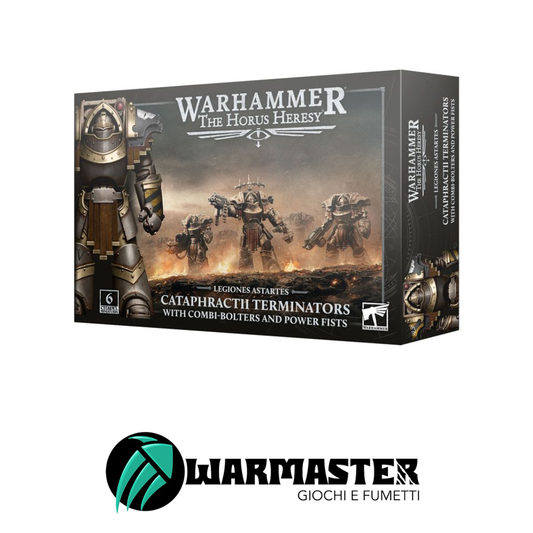 Horus Heresy Cataphractii Terminators with Combi-bolters and Power Fists