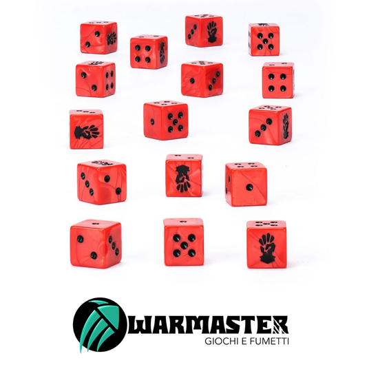 Chaos Space Marines Red Corsairs Dice Det