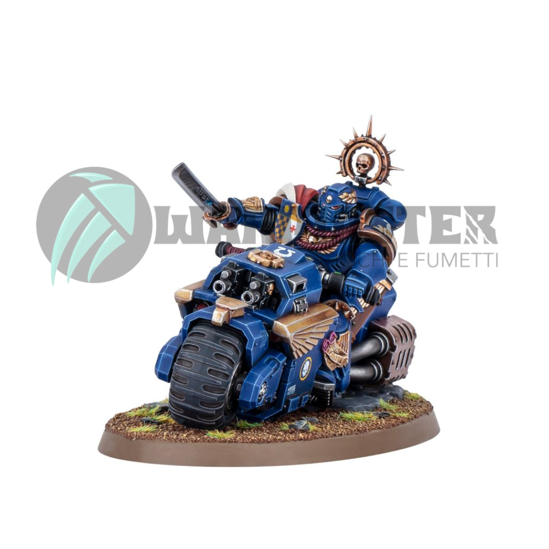 Space Marine Captain on Bike