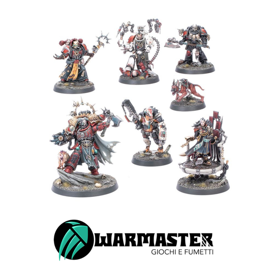Chaos Space Marines Huron Blackheart and The Masters of the Maelstrom