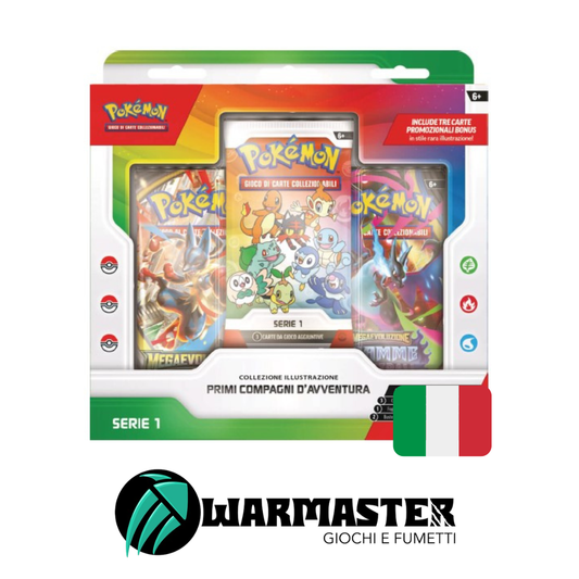 Pokémon: collezione illustrazione Primi compagni d’avventura - Serie 1