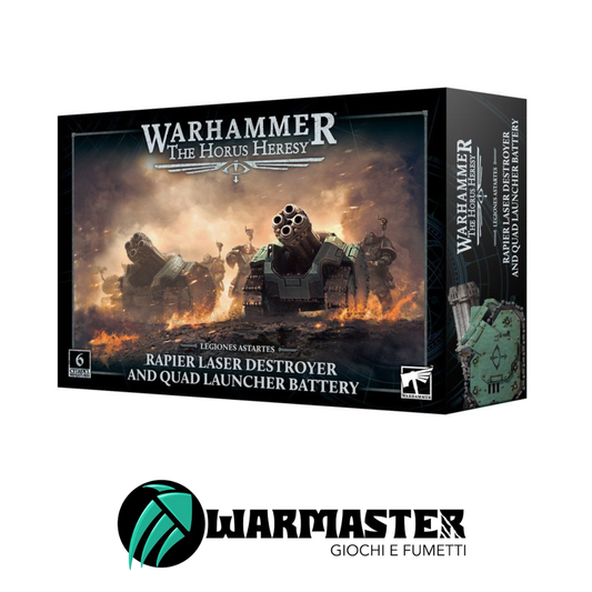 Horus Heresy Rapier Laser Destroyer e Quad Launcher Battery