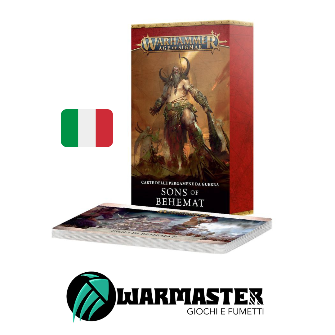 Sons of Behemath Warscroll Cards (ITA)