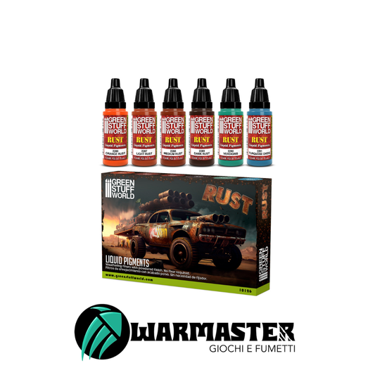 Green Stuff World - Set Pigmenti Liquidi - Ruggine