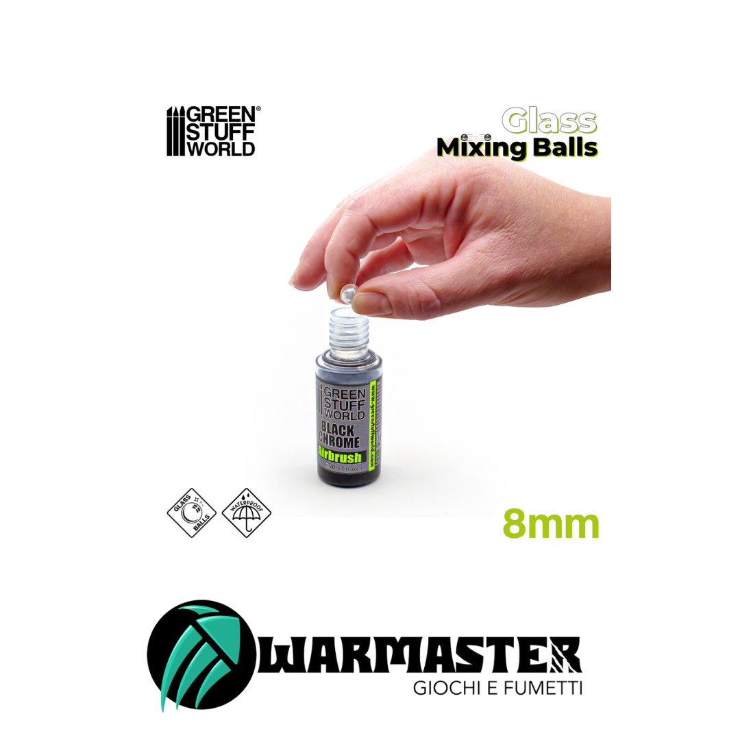 Green Stuff World -Sfere di Miscelazione di Cristallo 8mm