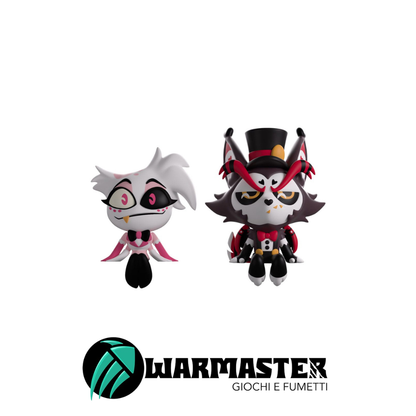 Hazbin Hotel Vinyl Figures Angel Dust & Husk Monitor Buddiez