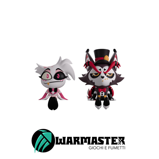 Hazbin Hotel Vinyl Figures Angel Dust & Husk Monitor Buddiez