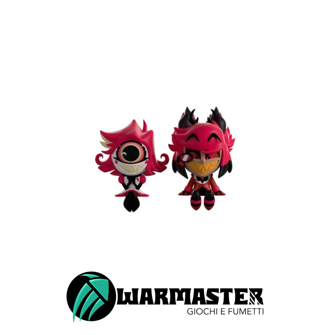 Hazbin Hotel Vinyl Figures Alastor & Niffty Monitor Buddiez