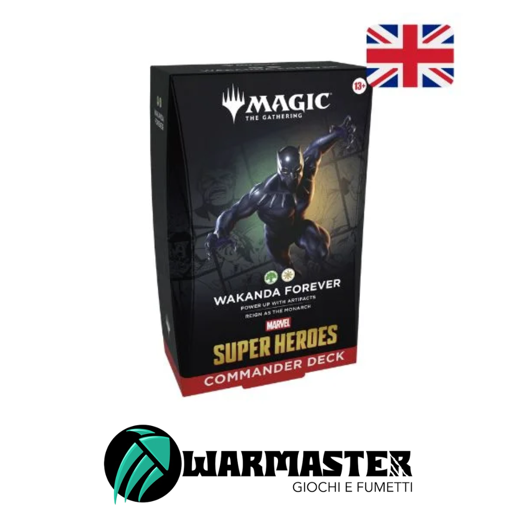 Wakand Forever Commander Deck Marvel Super Heroes ENG Magic the Gathering