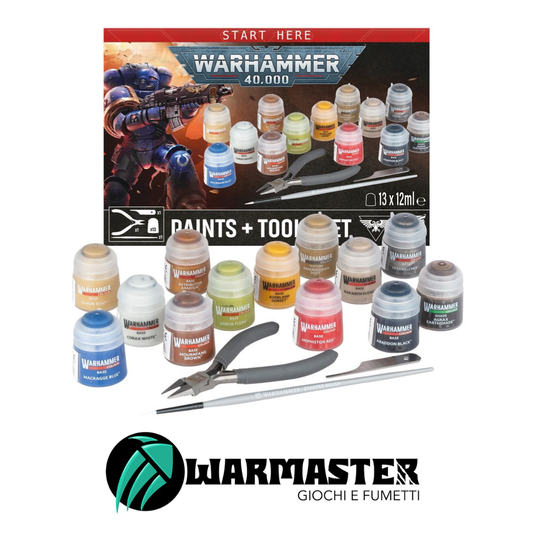 Warhammer 40,000: Set Colori + Attrezzi