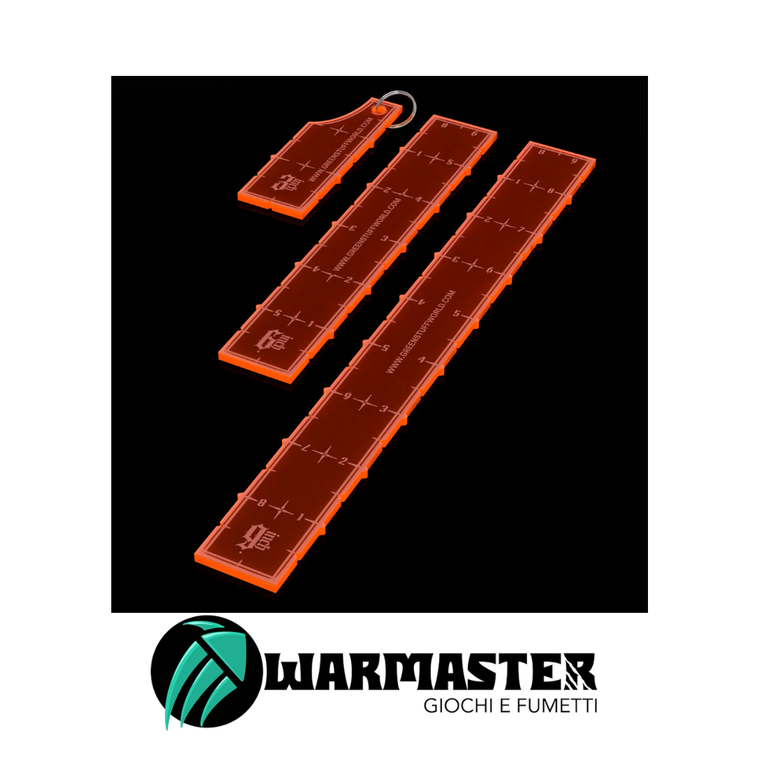 Set Righelli 3-6-9 – Arancione Fluo