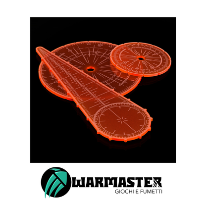 Set di Sagome per Wargame - Arancione/ Giallo Fluo