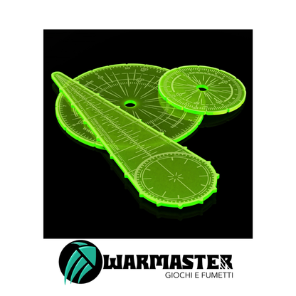 Set di Sagome per Wargame - Arancione/ Giallo Fluo