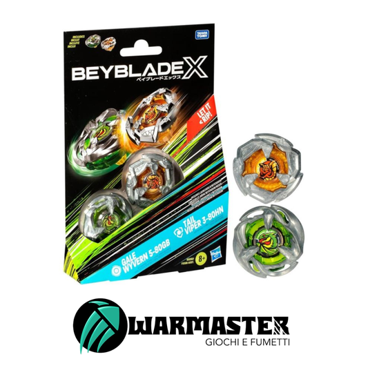 BEYBLADE X – Dual Pack - Gale Wyvern / Tail Viper