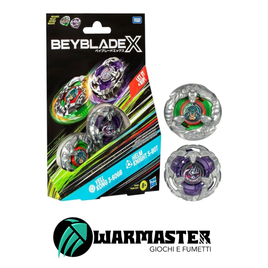 BEYBLADE X – Dual Pack - Yell Kong / Helm Knight
